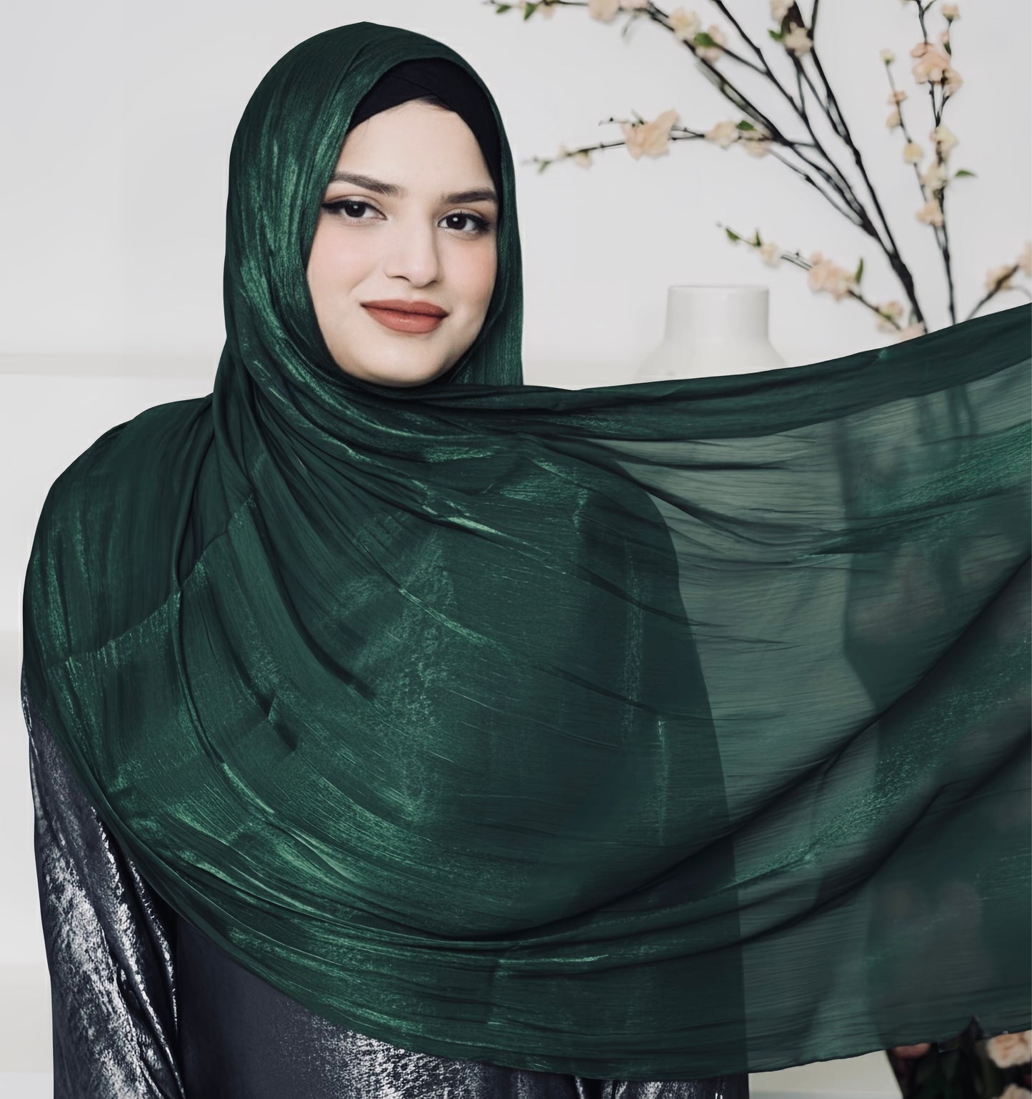 Shimmer Organza Crepe Hijabs