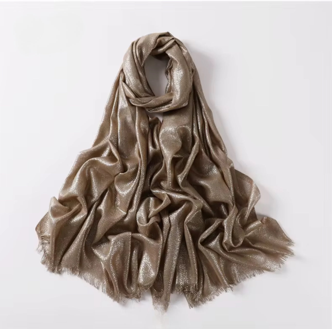 Premium Cotton Glittery Hijab - in various colors.