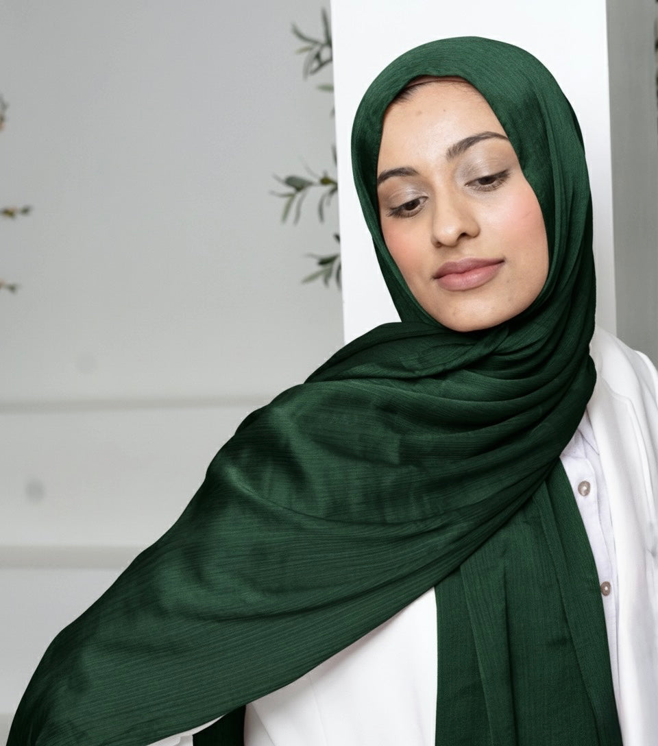 Premium Satin Crepe Hijab Scarf