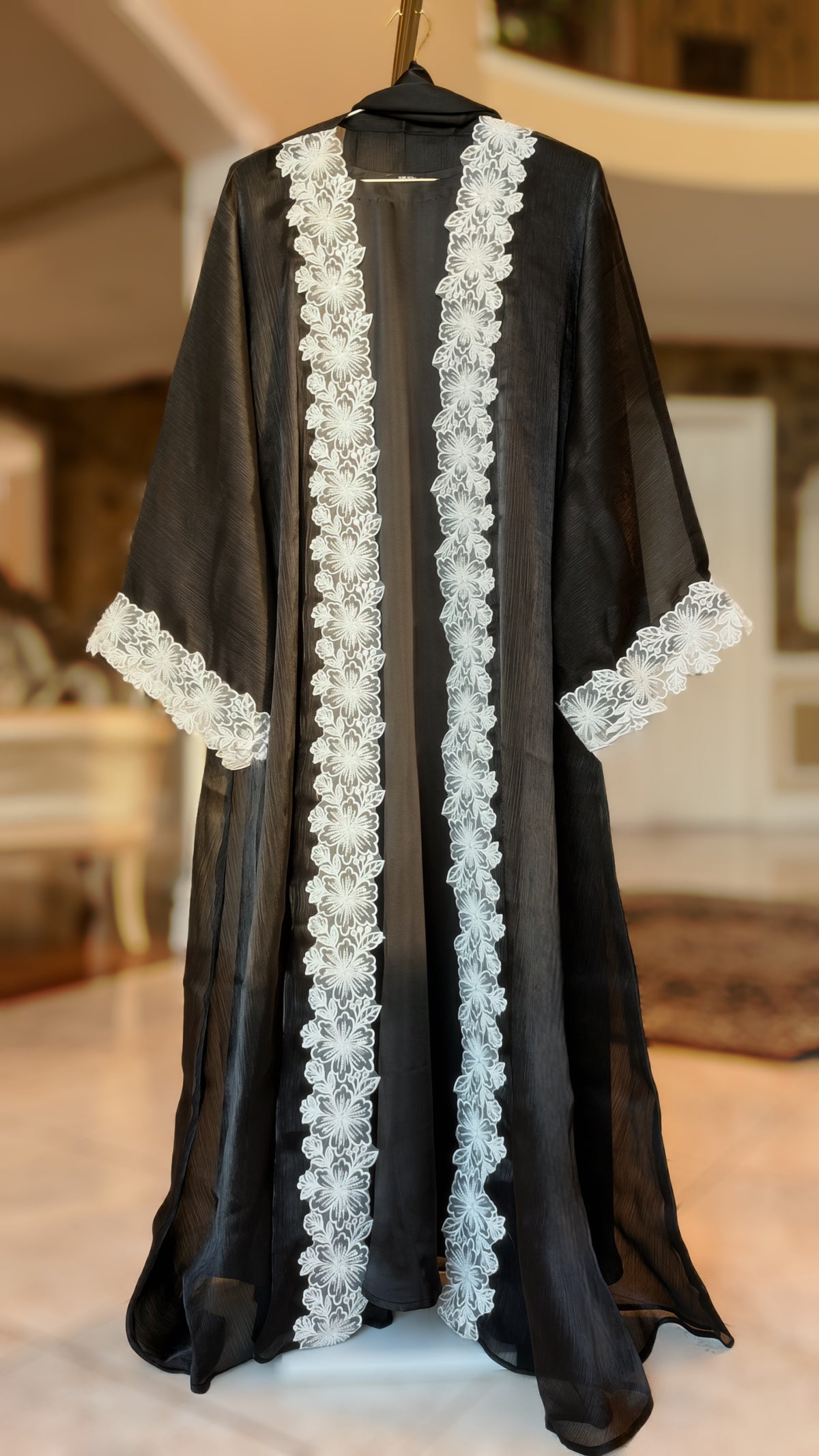 Black Dahlia Sheesha Silk Abaya/Dress