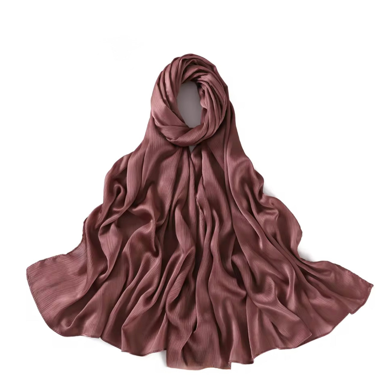 Premium Satin Crepe Hijab Scarf