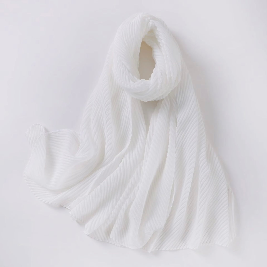 Viscose Cotton Pleated