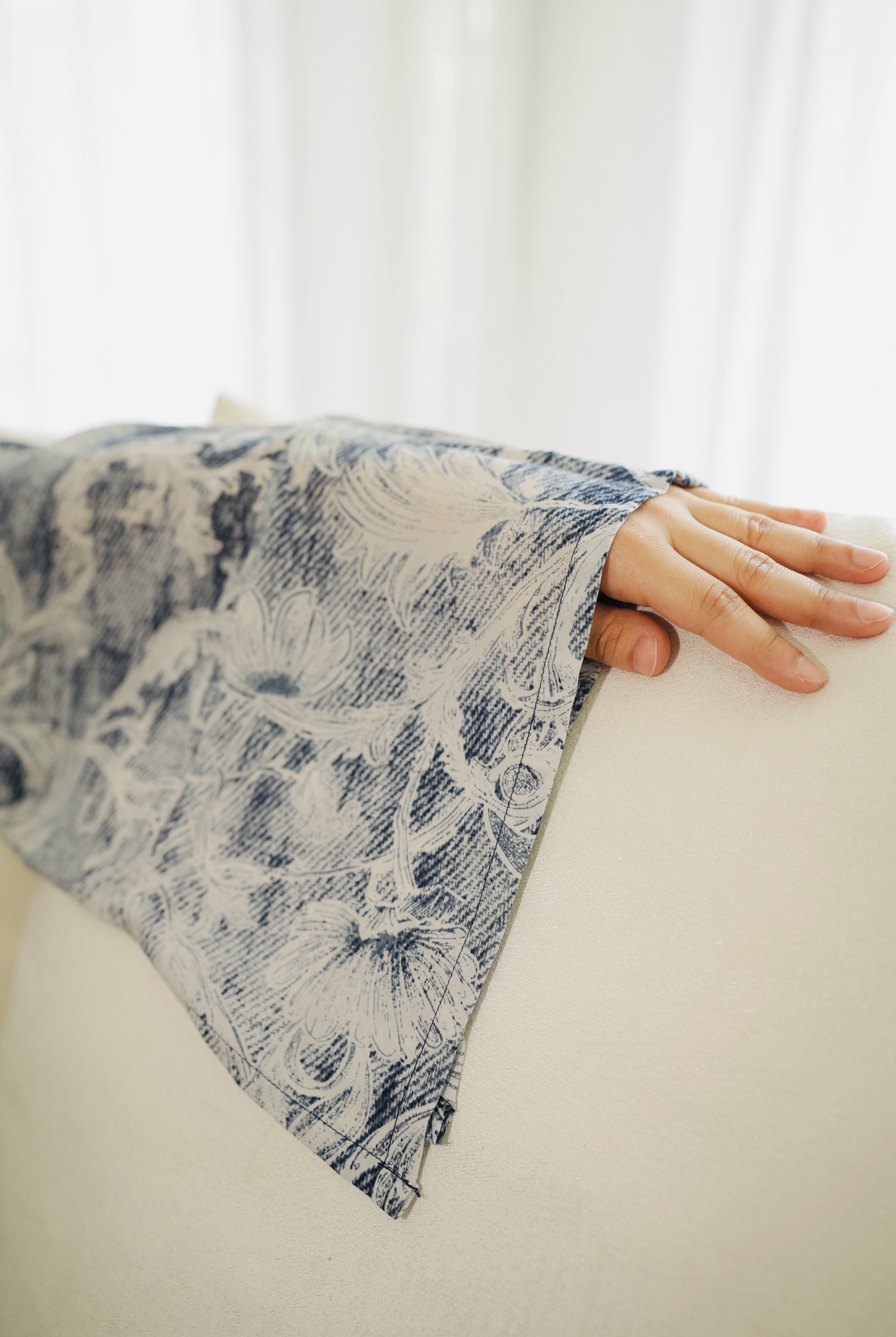 Printed Chiffon Abaya Sets - Coastal Denim