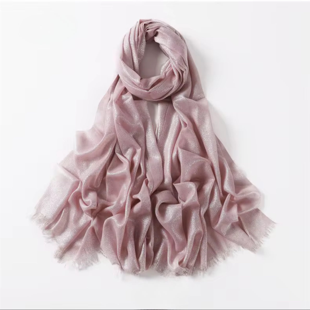 Premium Cotton Glittery Hijab  - in various colors.