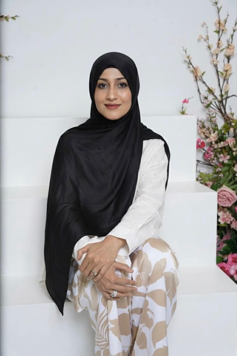 Premium Satin Crepe Hijab Scarf
