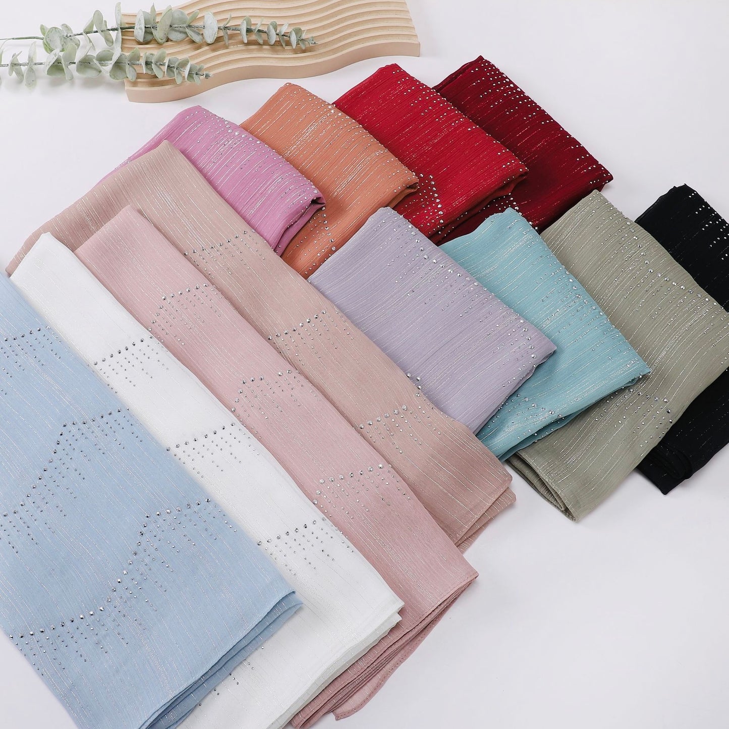 Chiffon Embellished Hijabs