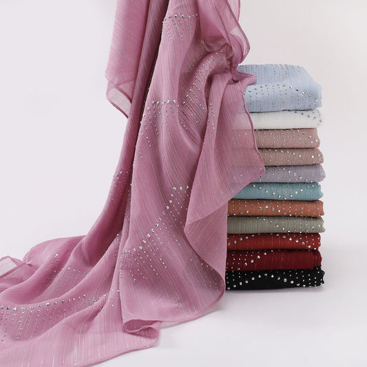Chiffon Embellished Hijabs