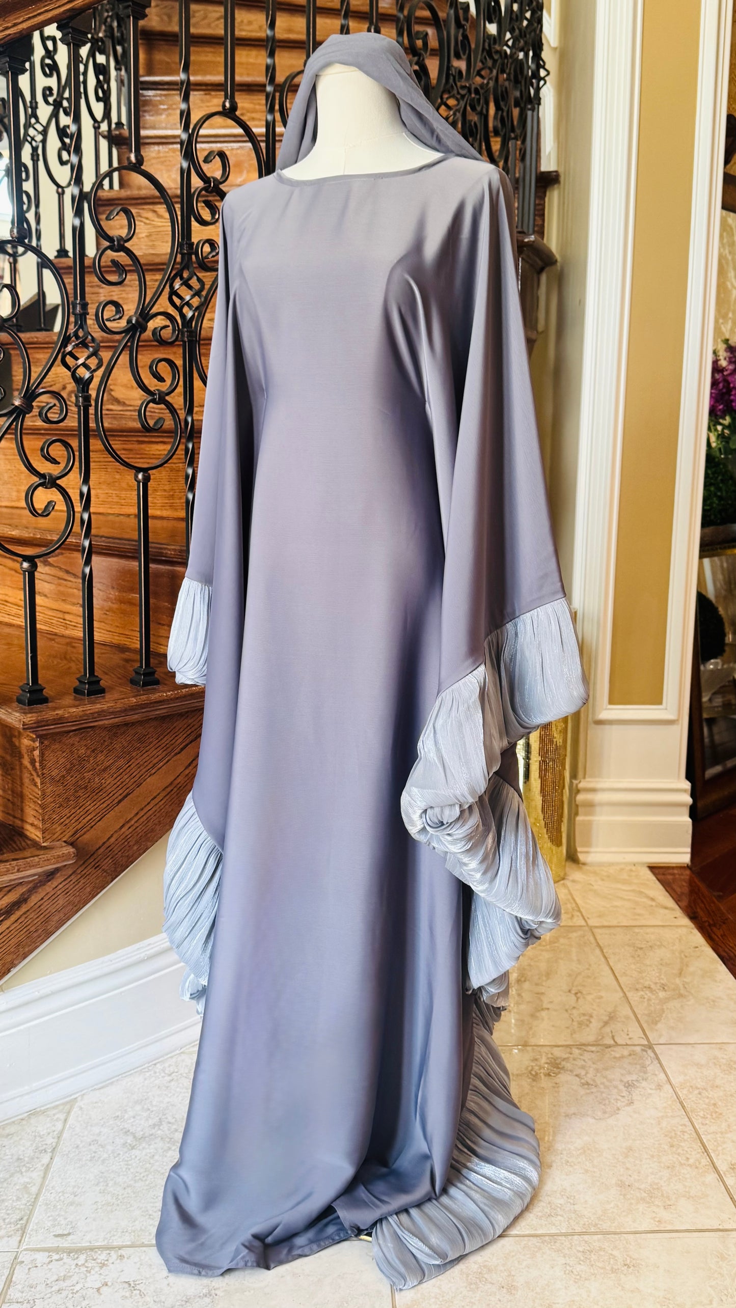 Aurora Ruffle Kaftan Dress