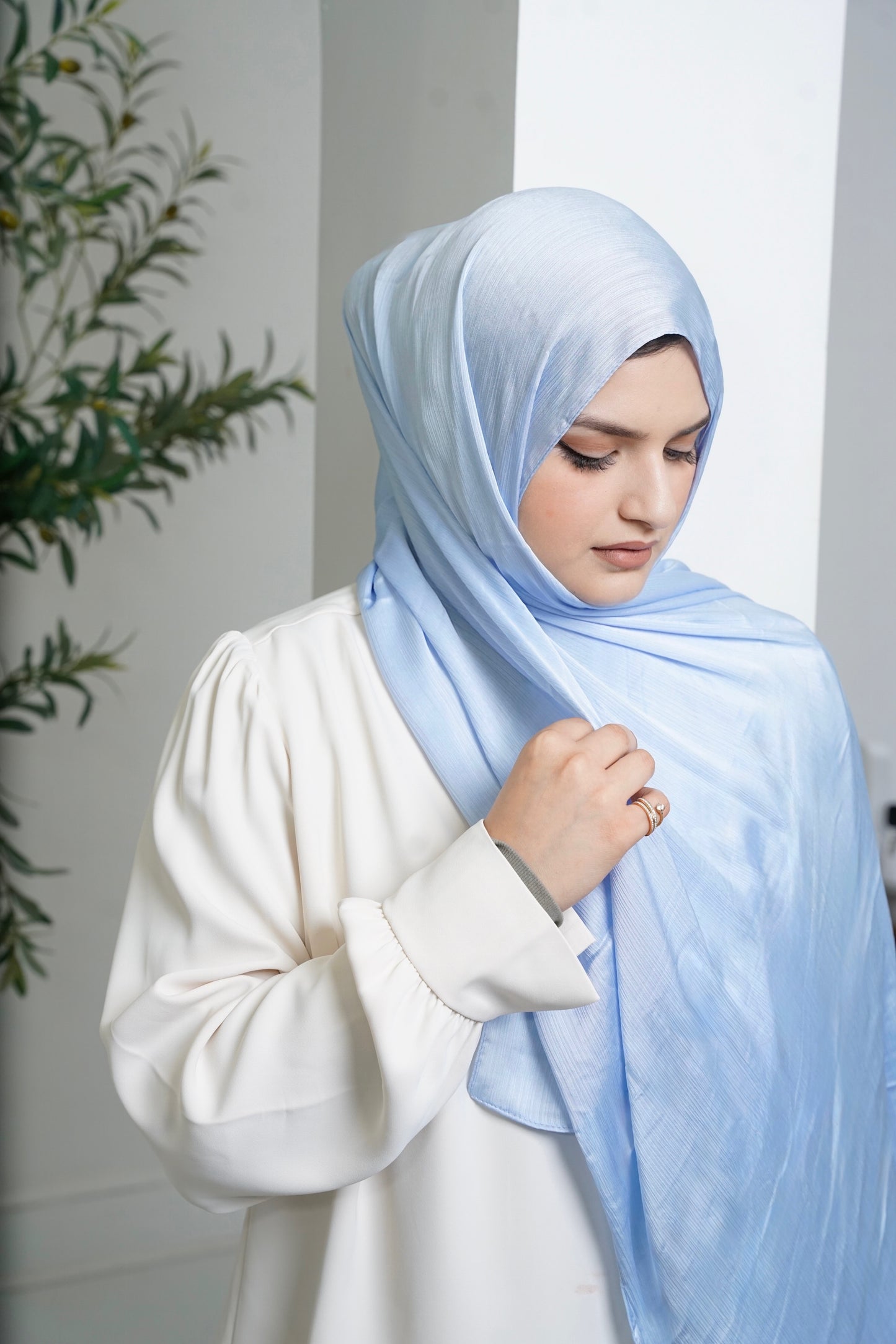 Premium Satin Crepe Hijab Scarf
