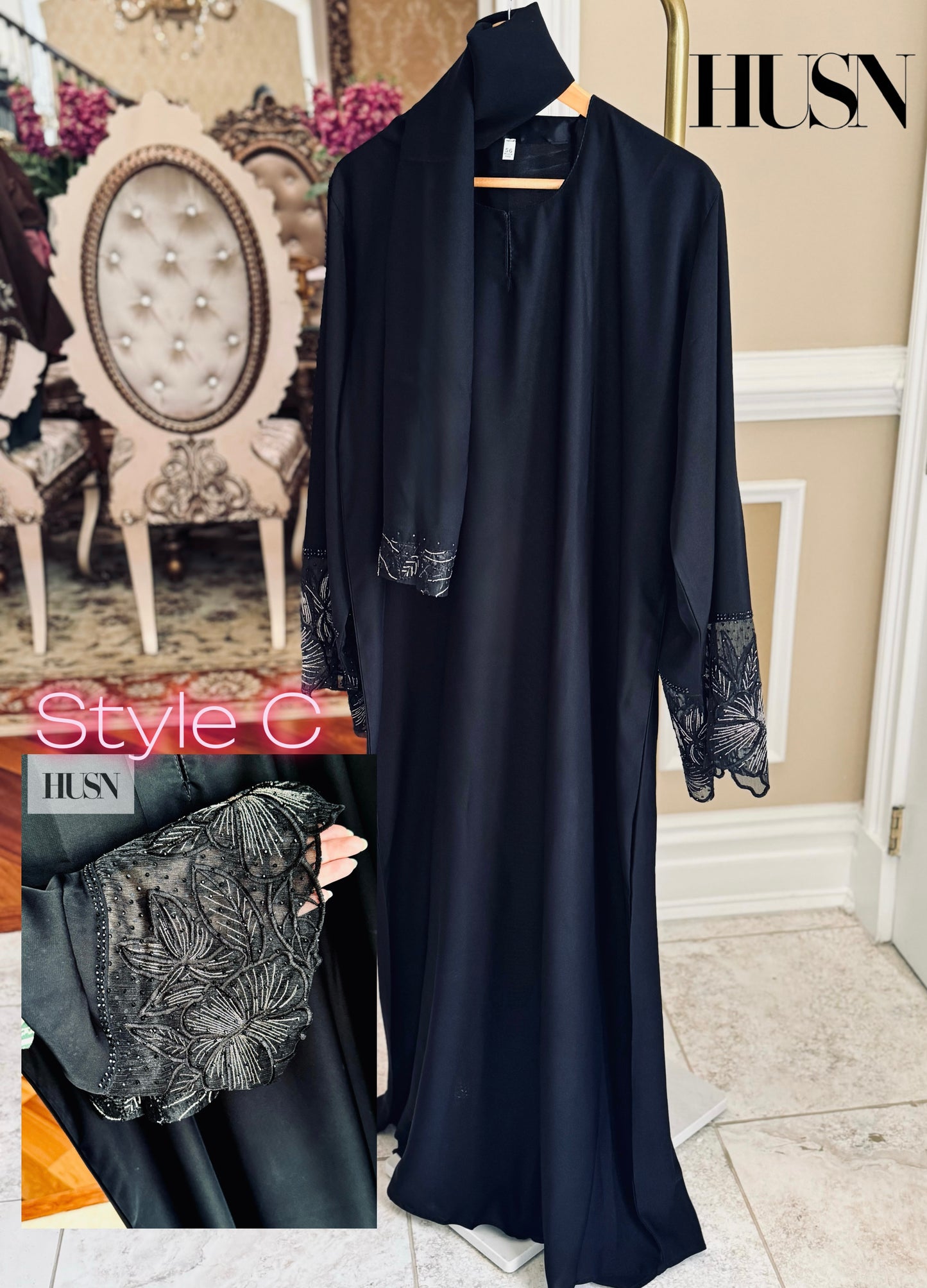 Black Nida Abayas