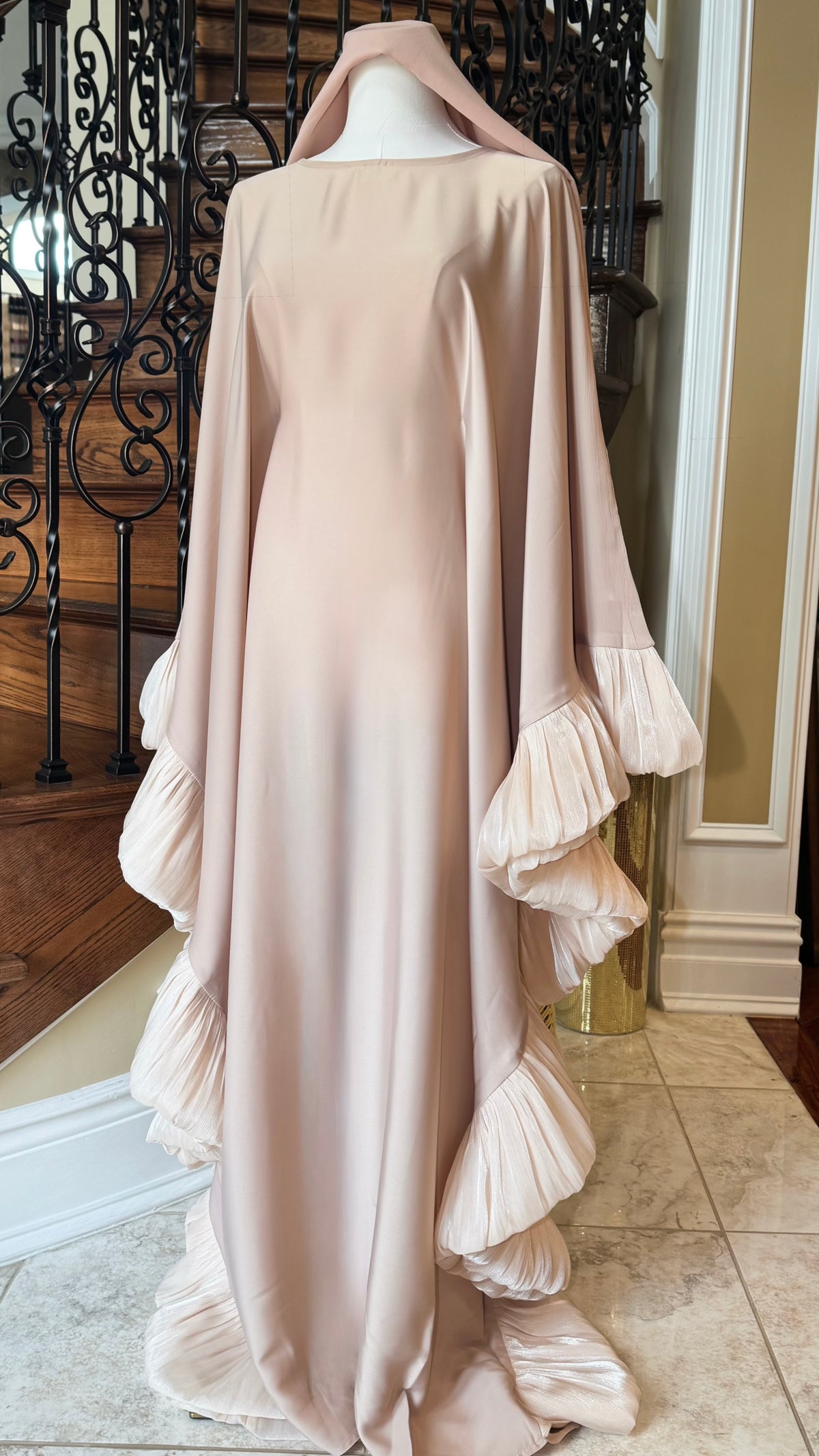 Aurora Ruffle Kaftan Dress