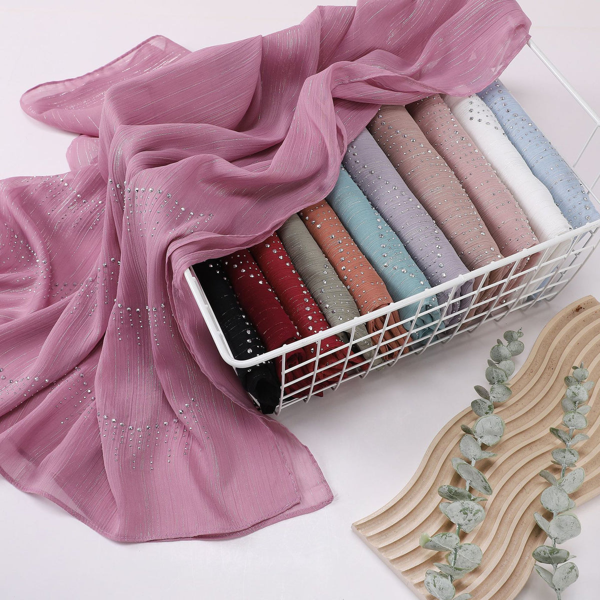 Chiffon Embellished Hijabs