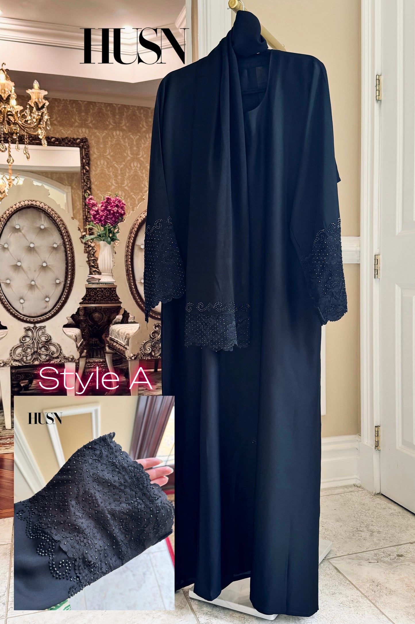 Black Nida Abayas