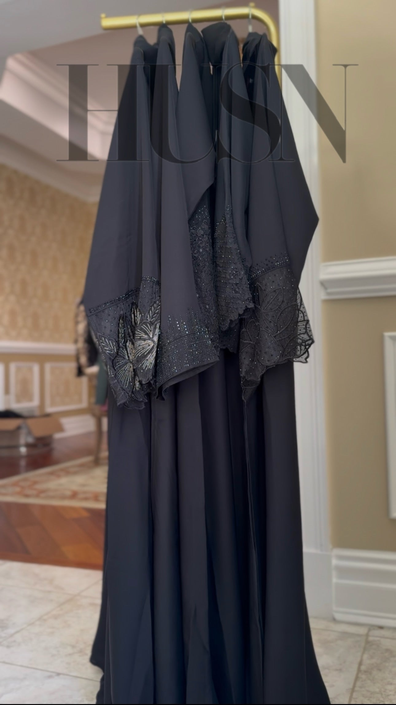 Black Nida Abayas