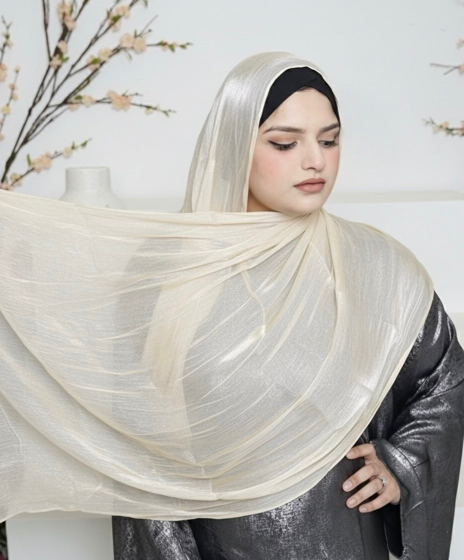 Shimmer Organza Crepe Hijabs