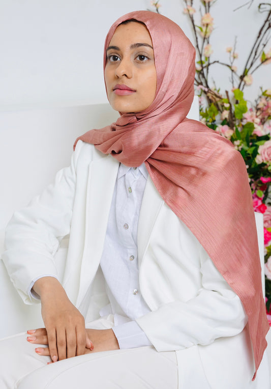 Premium Satin Crepe Hijab Scarf