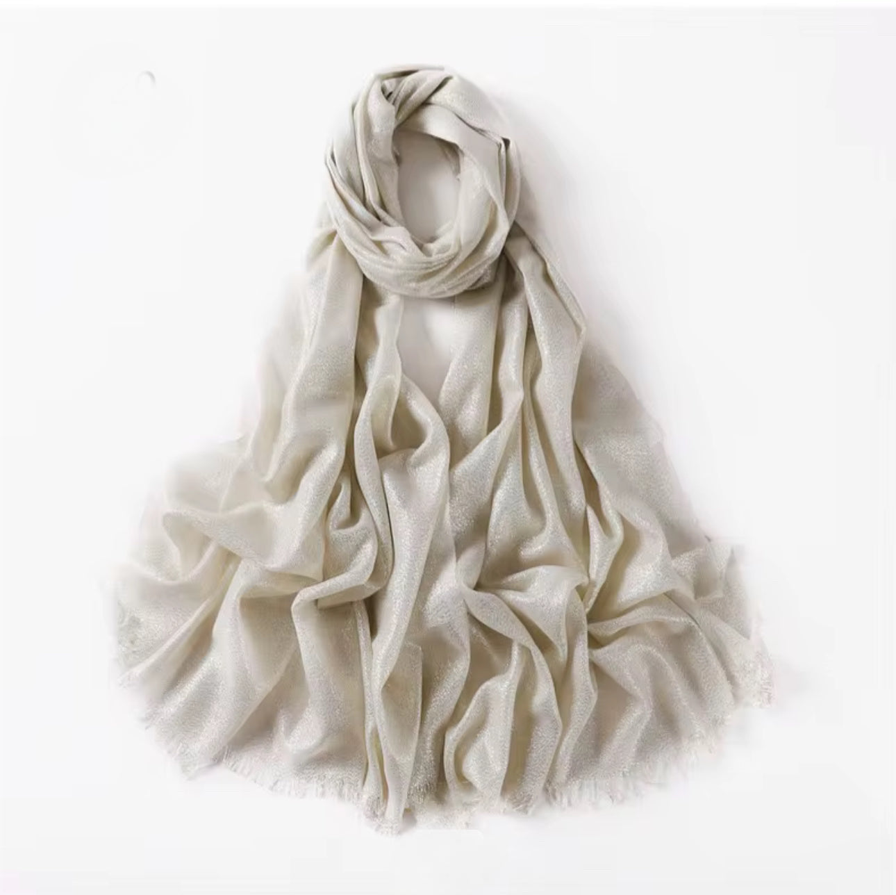 Premium Cotton Glittery Hijab  - in various colors.
