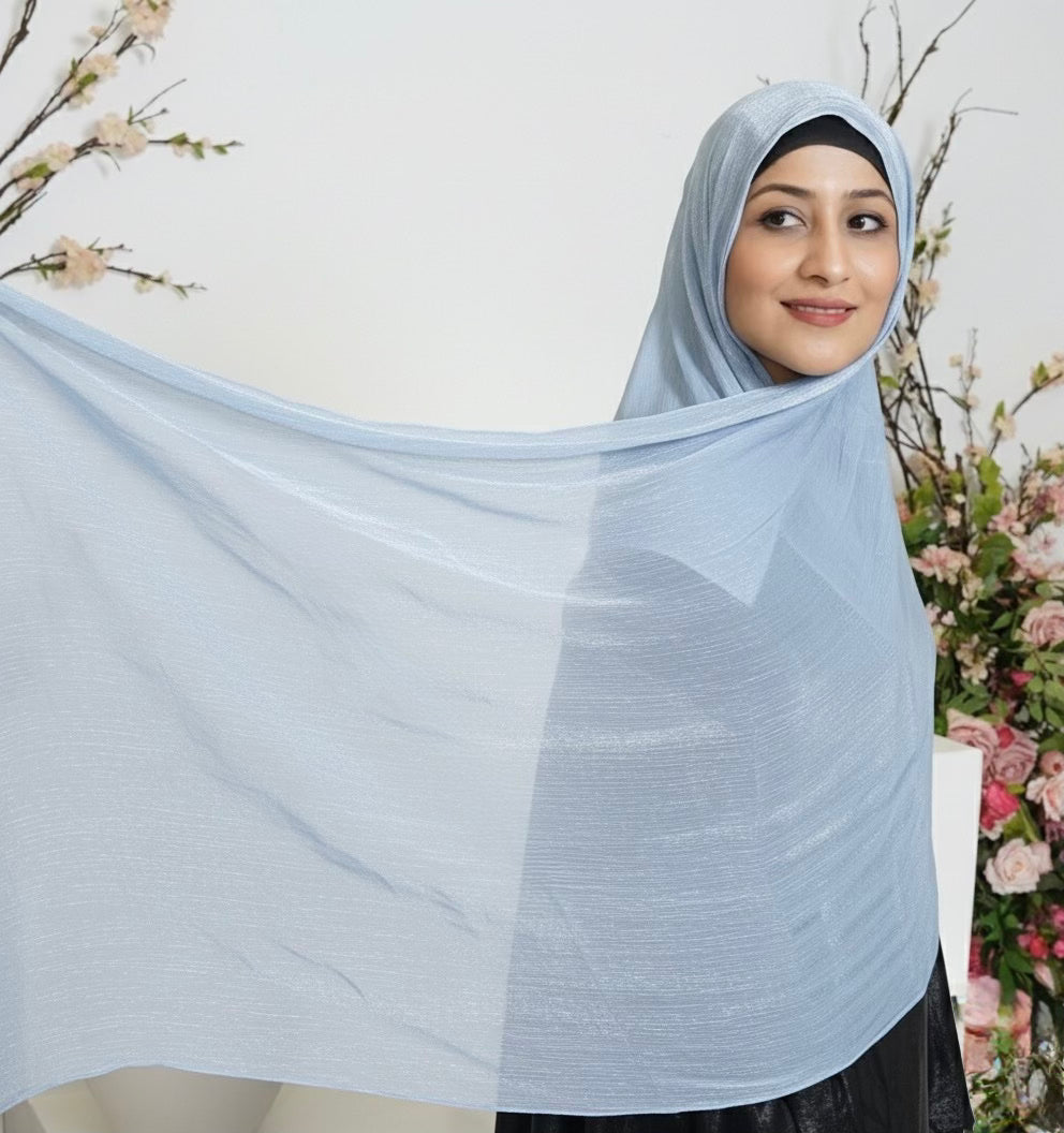 Shimmer Organza Crepe Hijabs