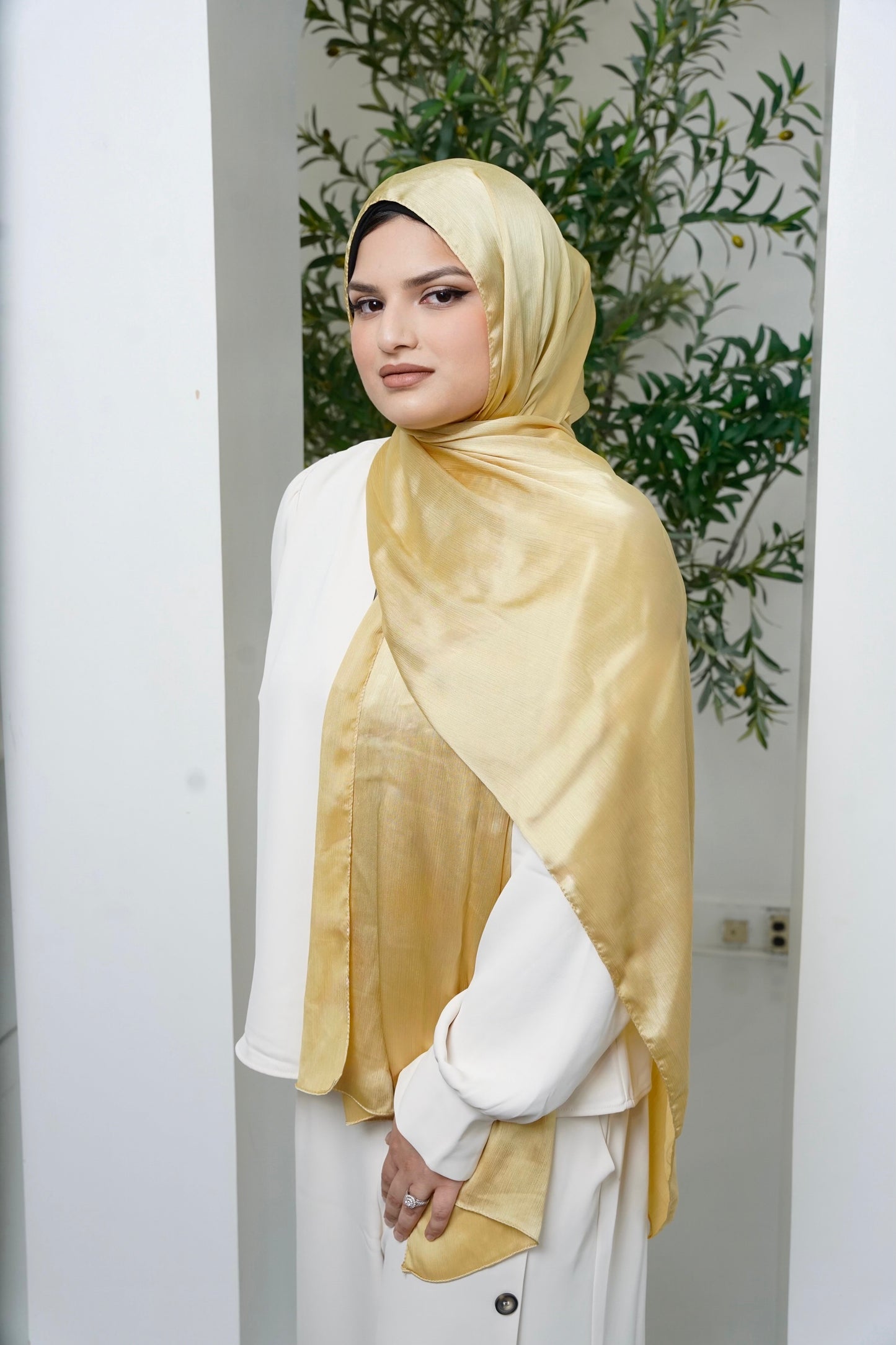 Premium Satin Crepe Hijab Scarf