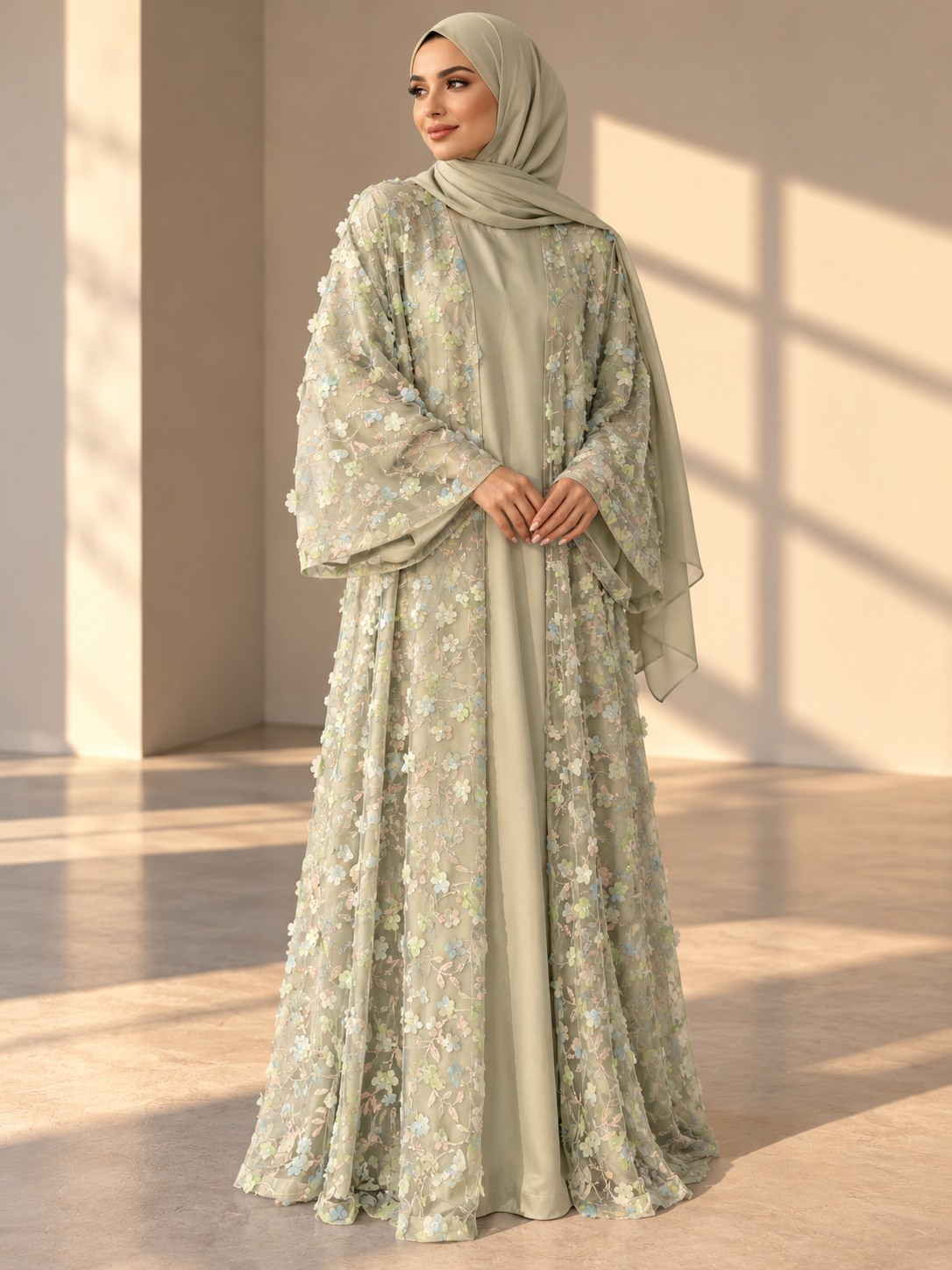 The Sage Garden Abaya/Dress - 4 piece
