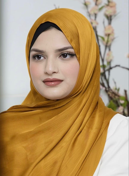 Premium Satin Crepe Hijab Scarf