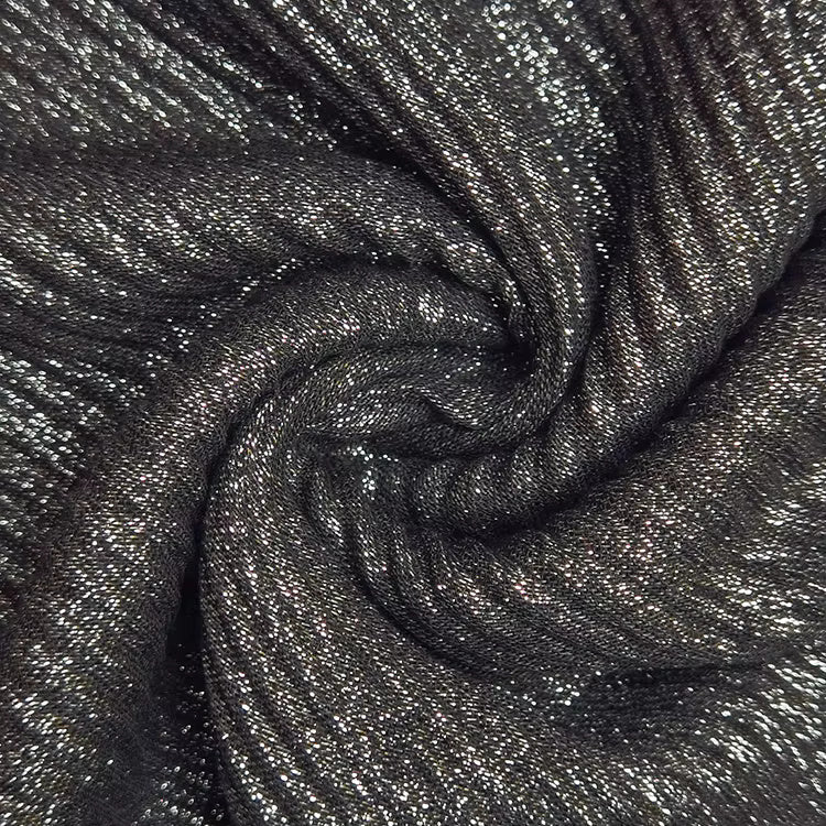 Viscose Shimmer Pleated Hijabs