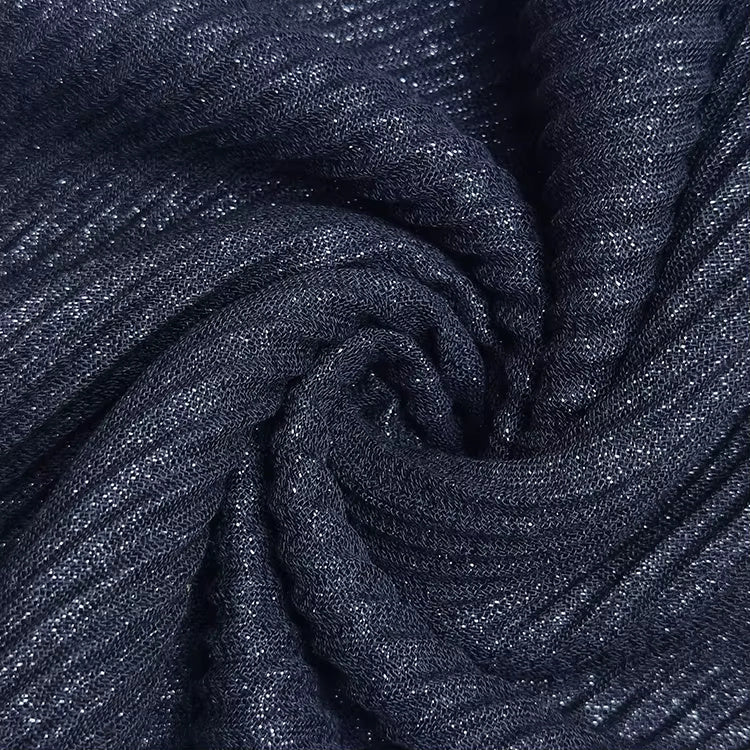 Viscose Shimmer Pleated Hijabs
