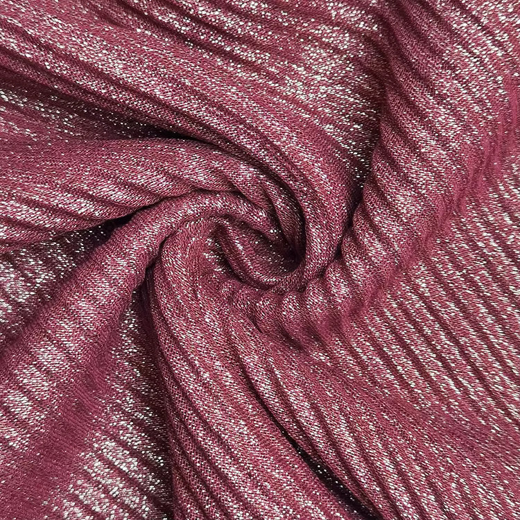 Viscose Shimmer Pleated Hijabs
