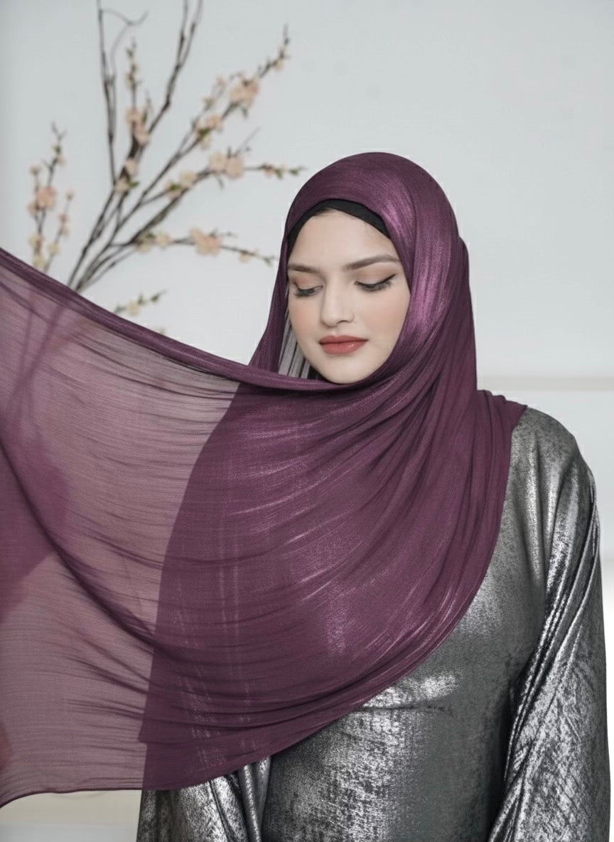 Shimmer Organza Crepe Hijabs