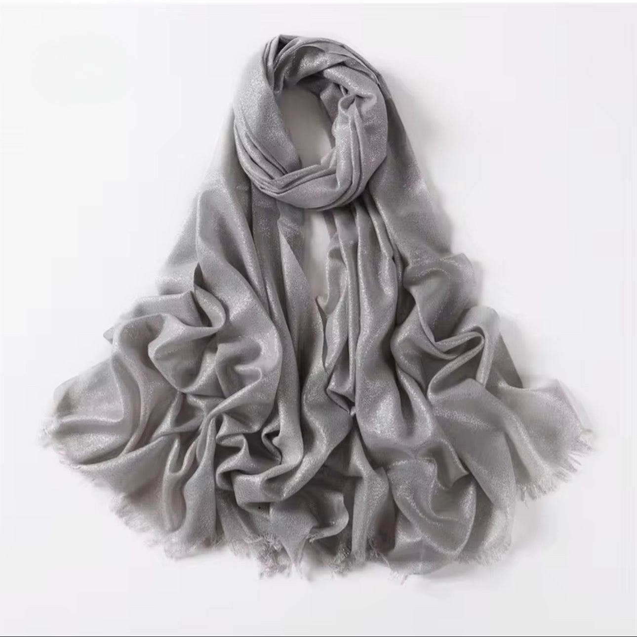 Premium Cotton Glittery Hijab  - in various colors.