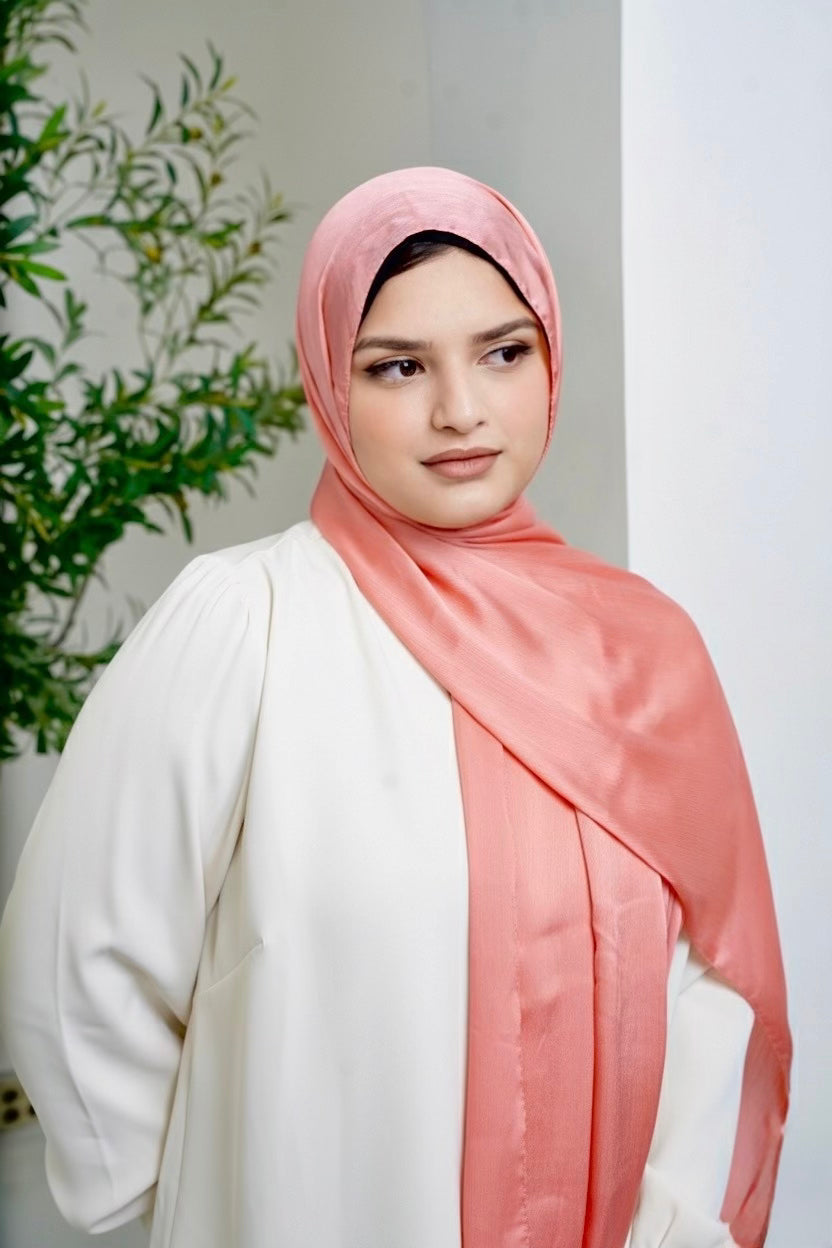 Premium Satin Crepe Hijab Scarf