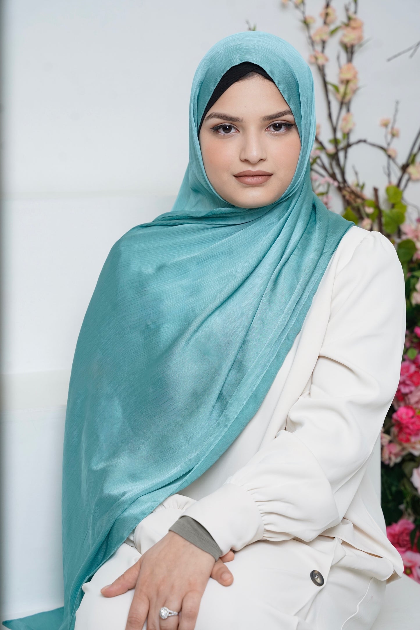 Premium Satin Crepe Hijab Scarf
