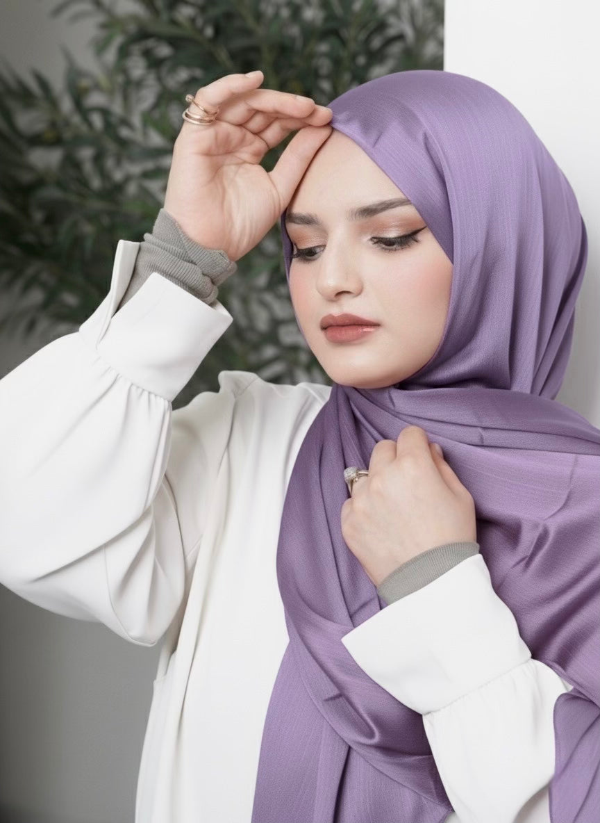 Premium Satin Crepe Hijab Scarf
