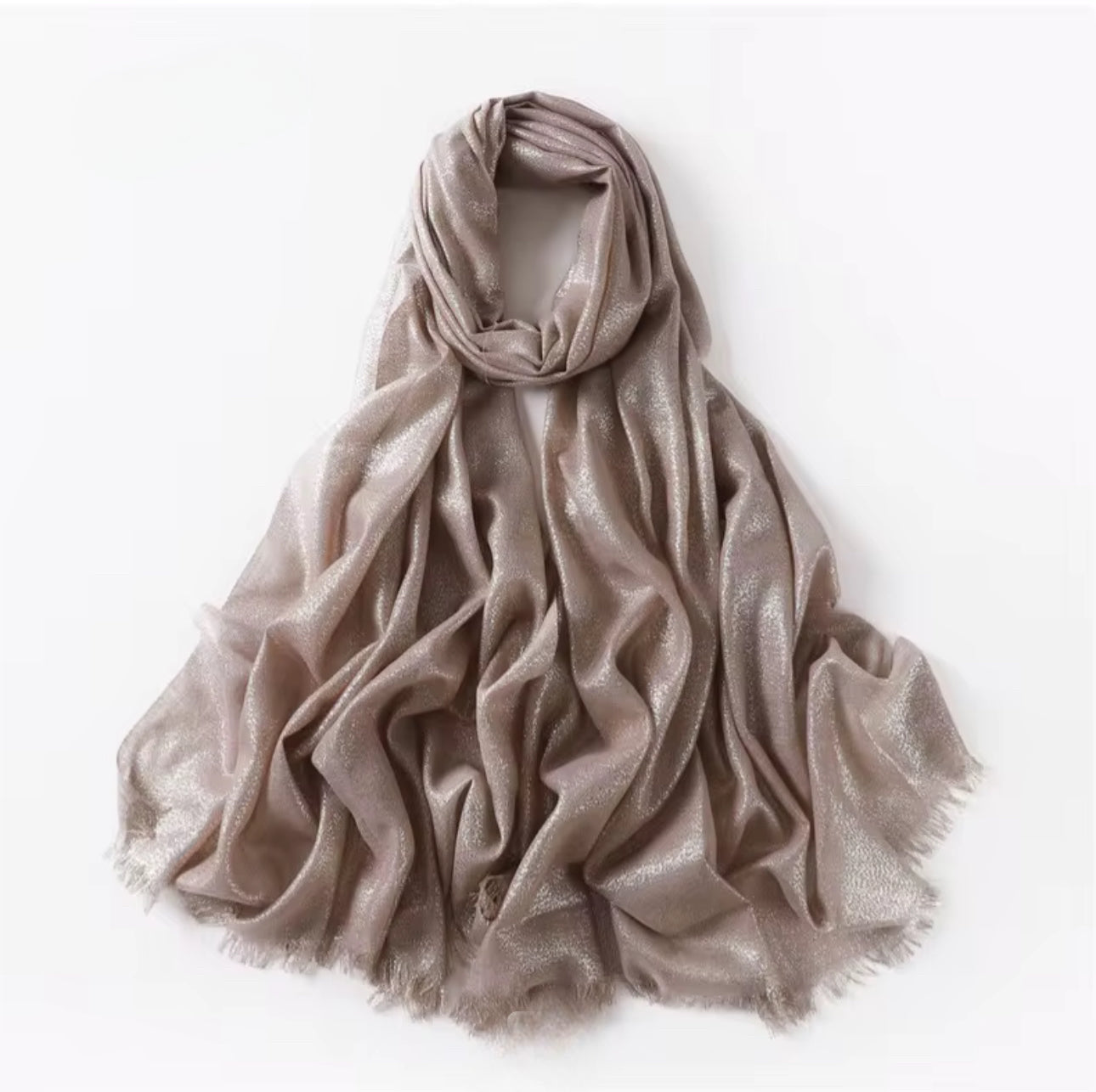 Premium Cotton Glittery Hijab  - in various colors.
