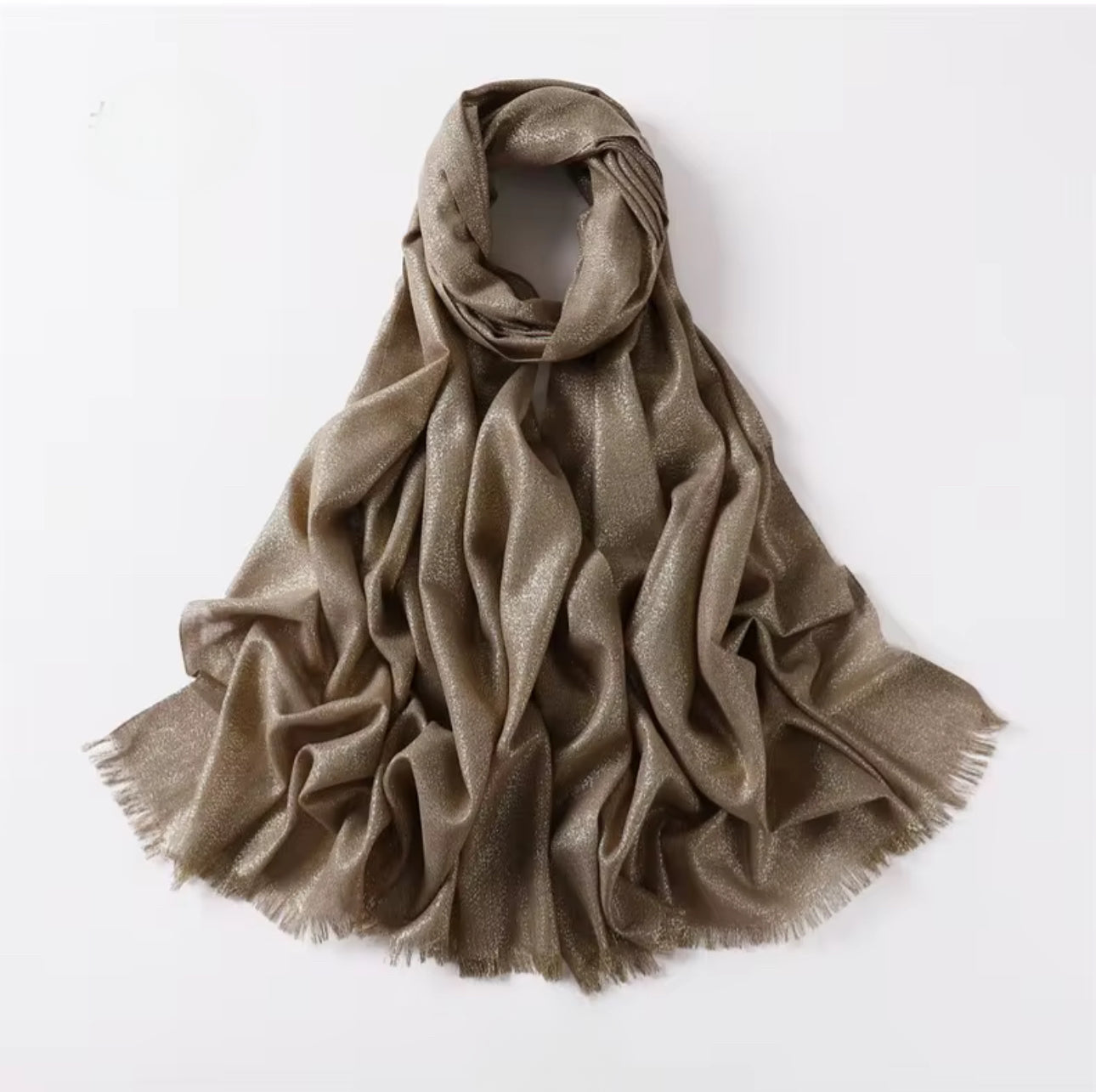 Premium Cotton Glittery Hijab  - in various colors.