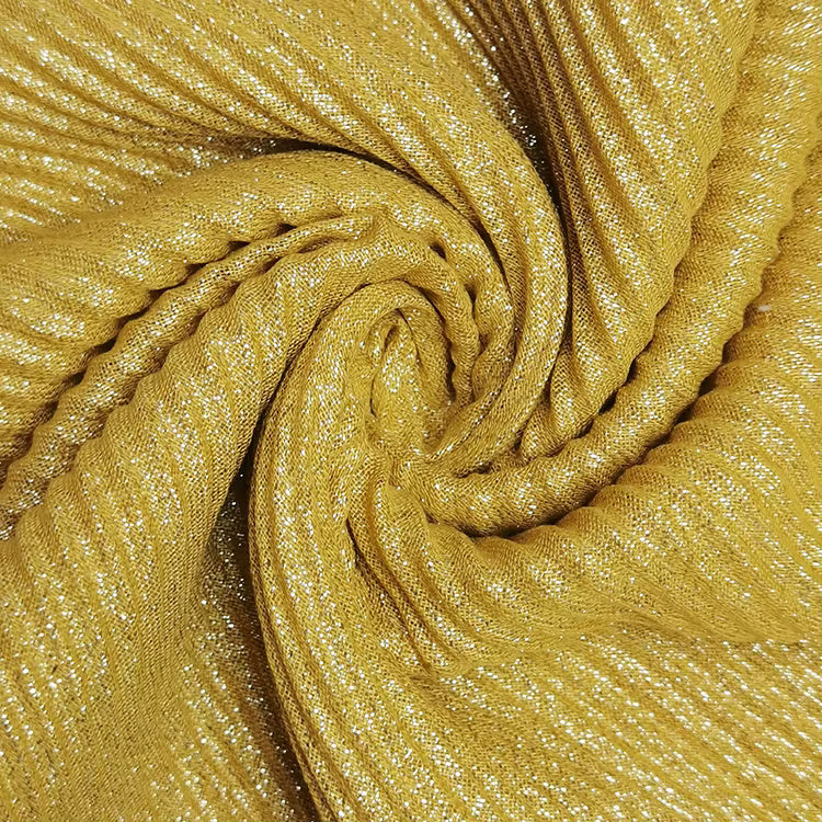 Viscose Shimmer Pleated Hijabs