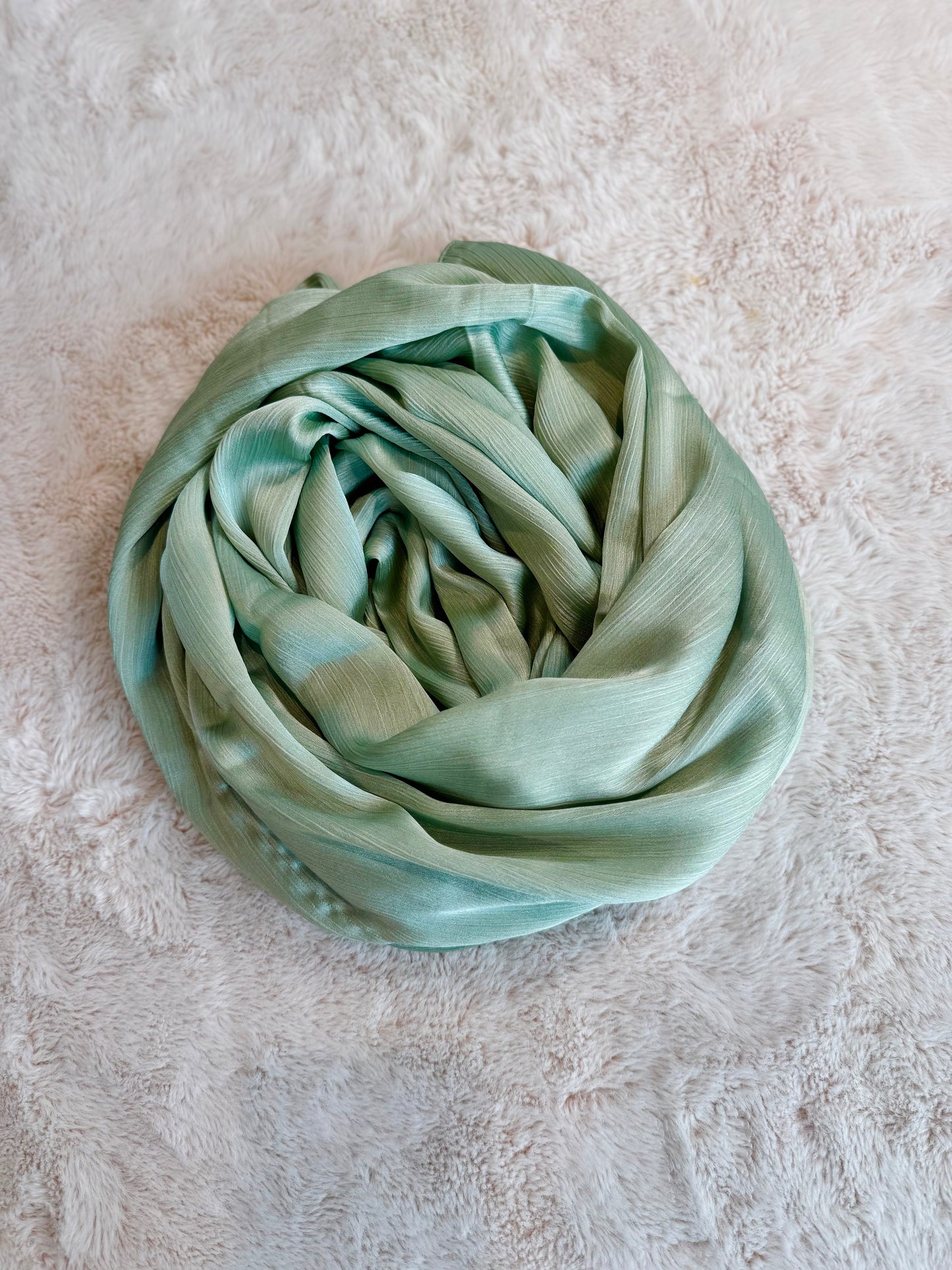 Premium Satin Crepe Hijab Scarf