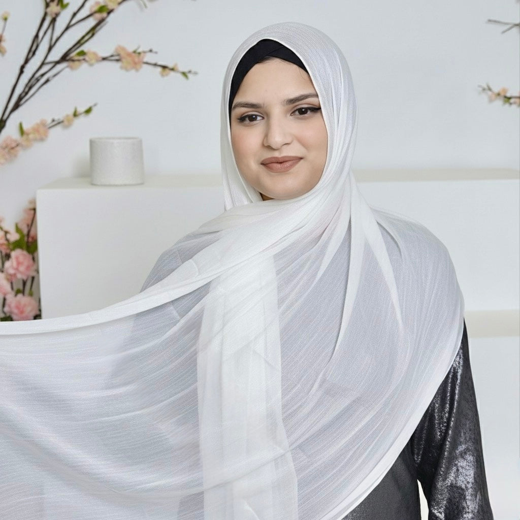 Shimmer Organza Crepe Hijabs