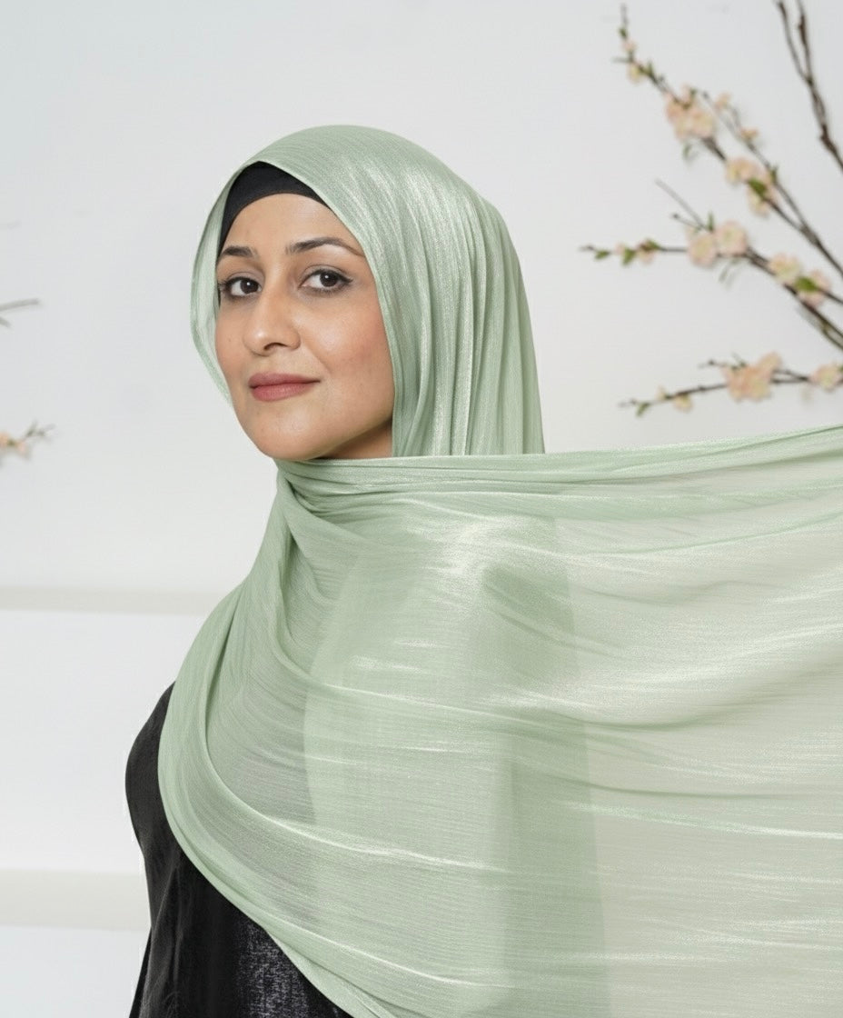 Shimmer Organza Crepe Hijabs