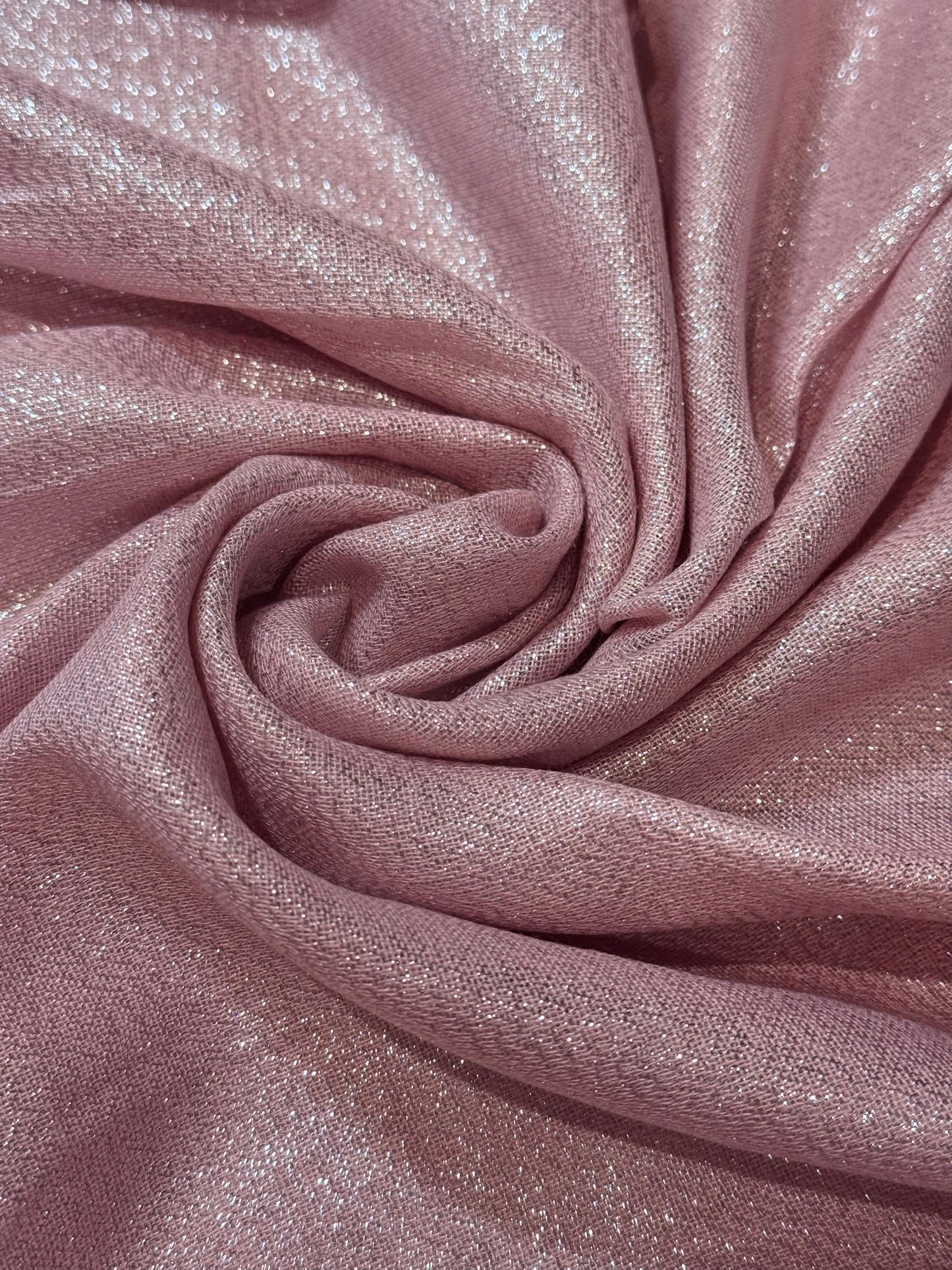Premium Cotton Glittery Hijab  - in various colors.