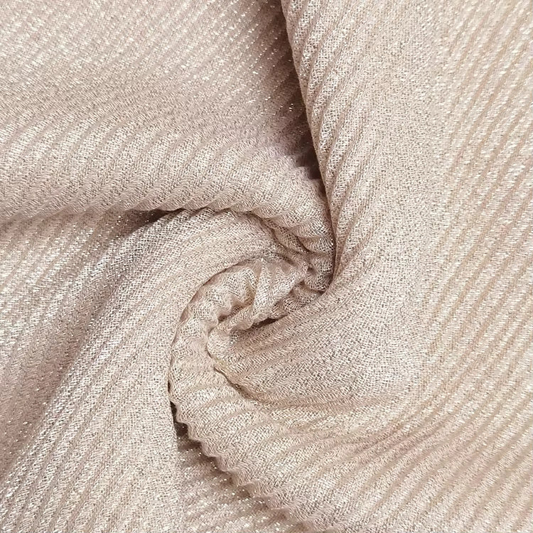 Viscose Shimmer Pleated Hijabs