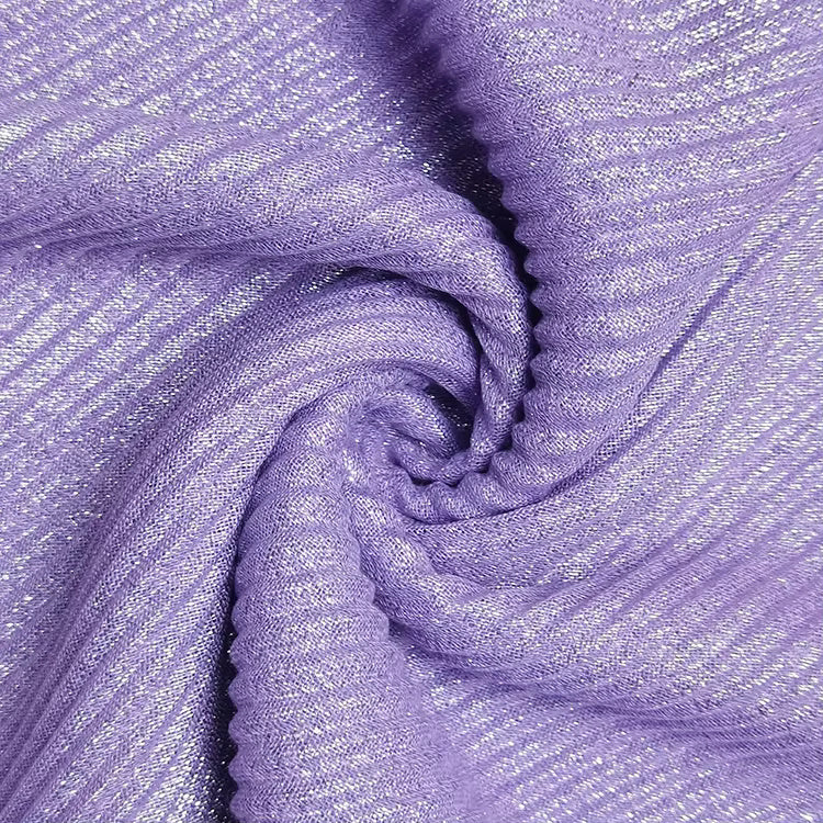 Viscose Shimmer Pleated Hijabs
