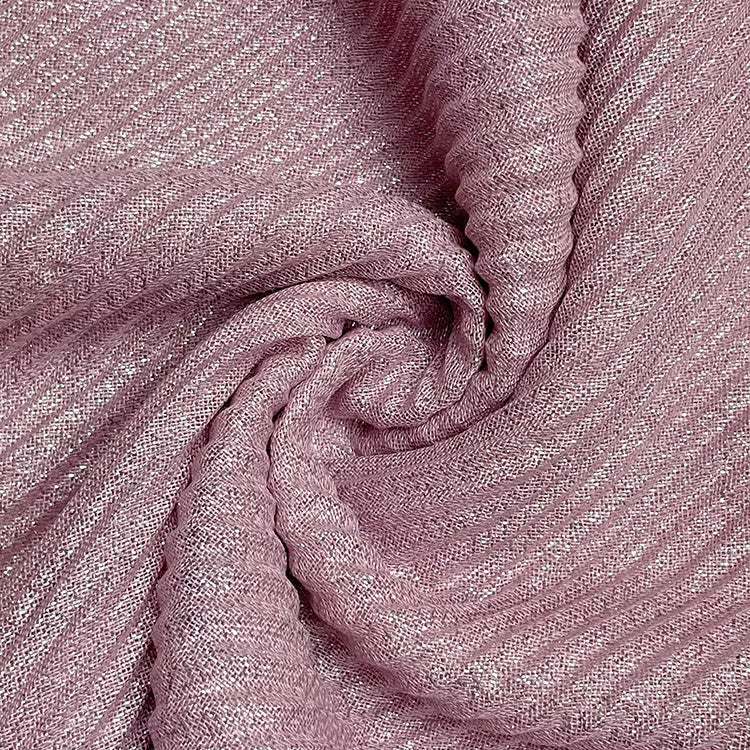 Viscose Shimmer Pleated Hijabs