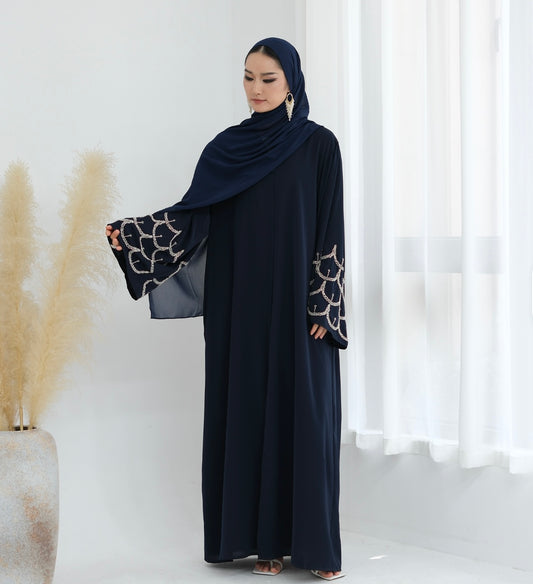 Luxury Beaded Sleeve Abaya