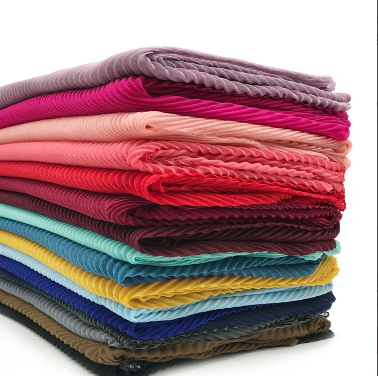 Viscose Cotton Pleated