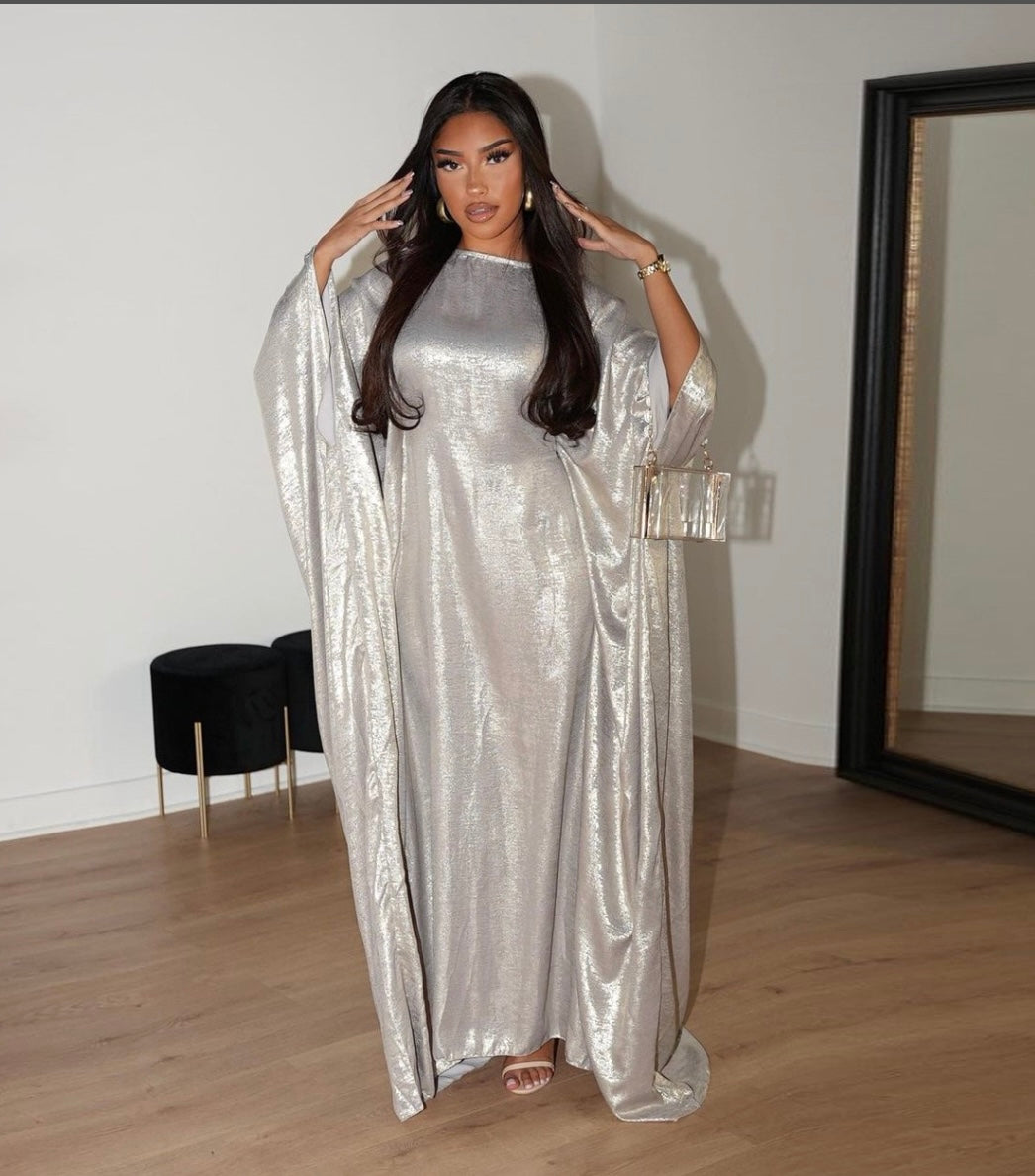 Butterfly Kaftan Dress (Hijab Included)