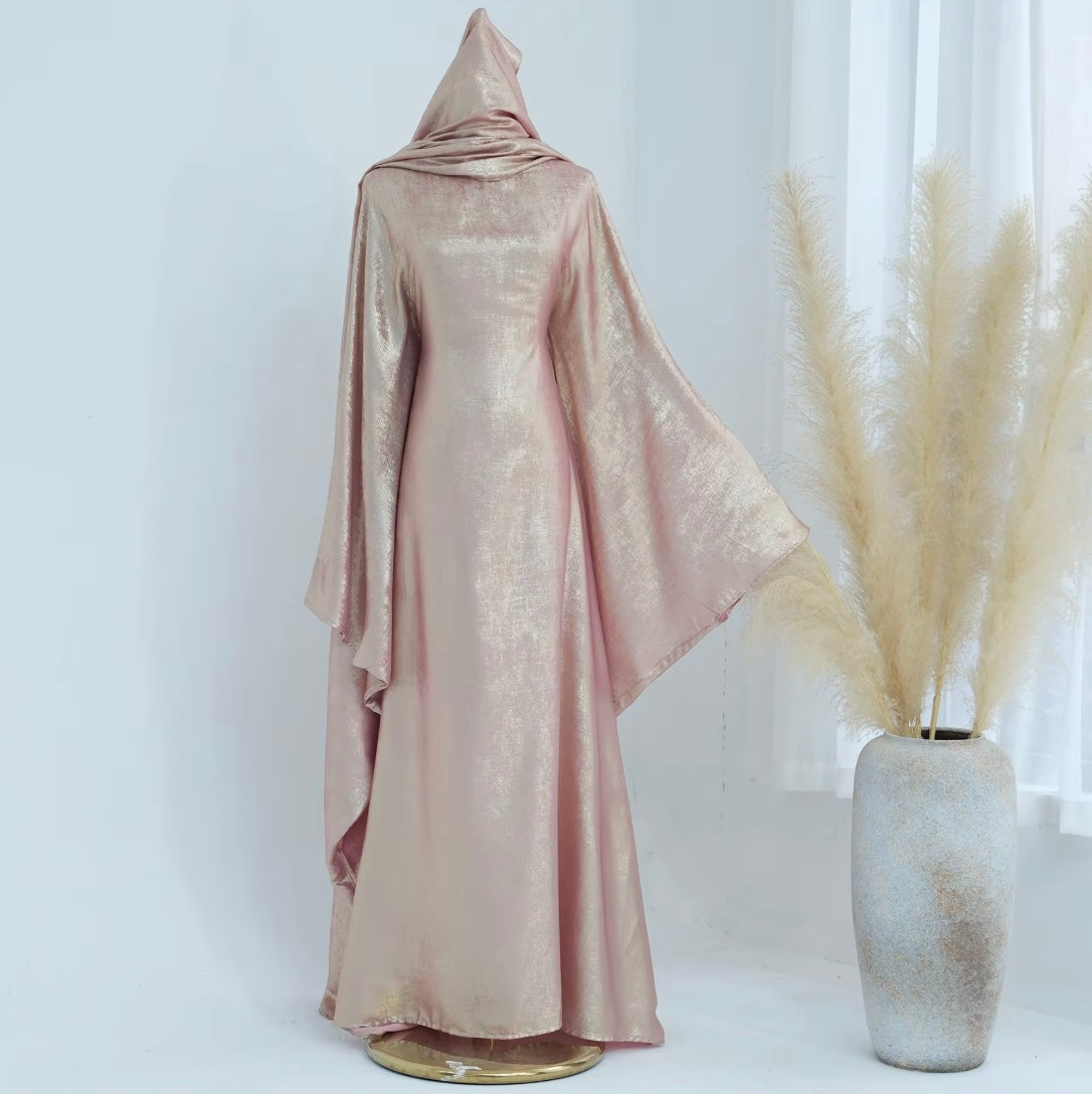 Butterfly Kaftan Dress (Hijab Included)