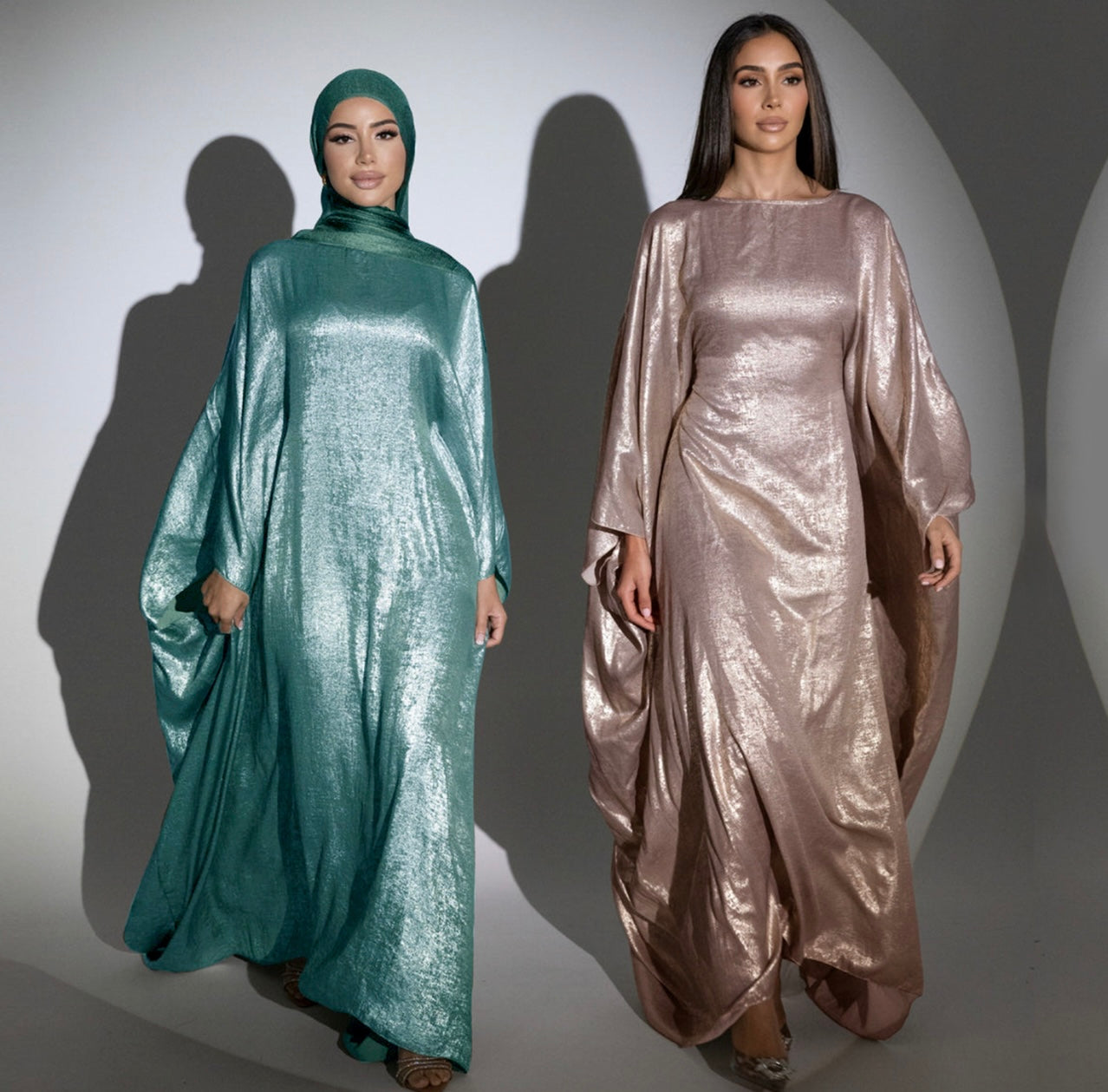 Butterfly Kaftan Dress (Hijab Included)