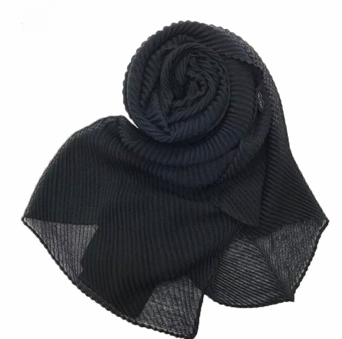 Viscose Cotton Pleated