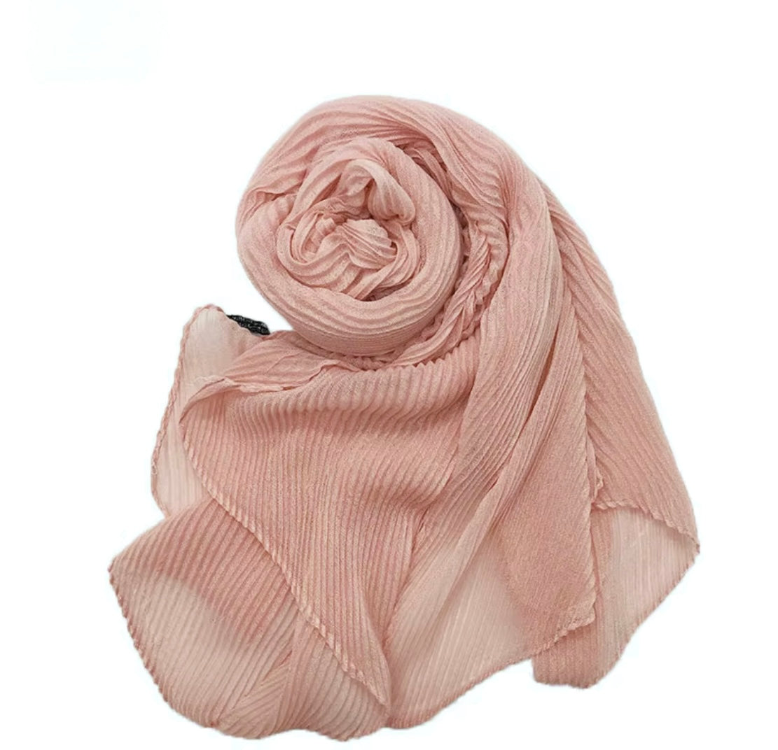 Viscose Cotton Pleated